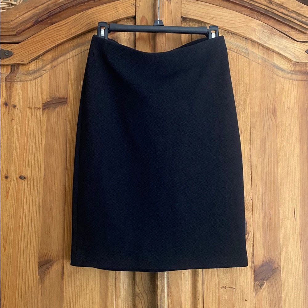 Philosophy Textured Knit Black Skirt